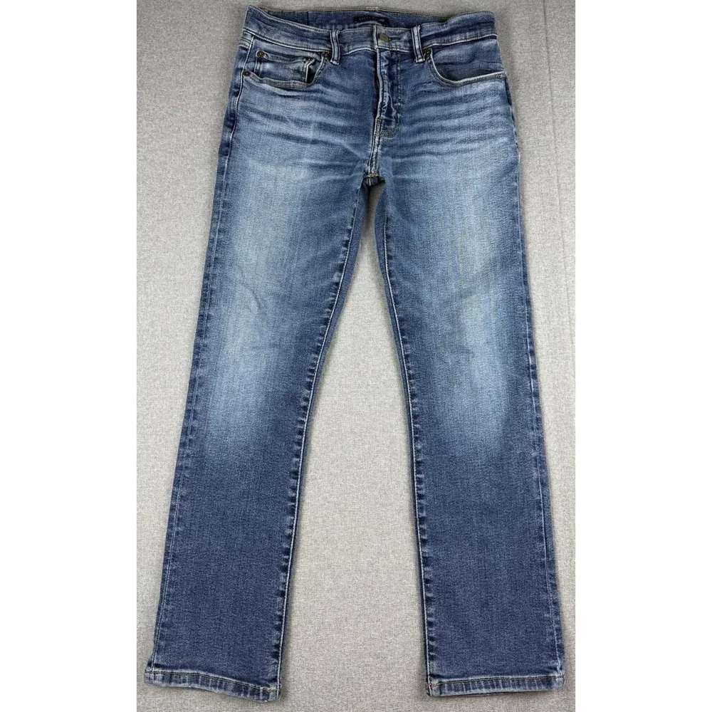 Lucky Brand 223 Straight Jeans Mens 30x30 Blue Medium Wash Stretch Denim EUC